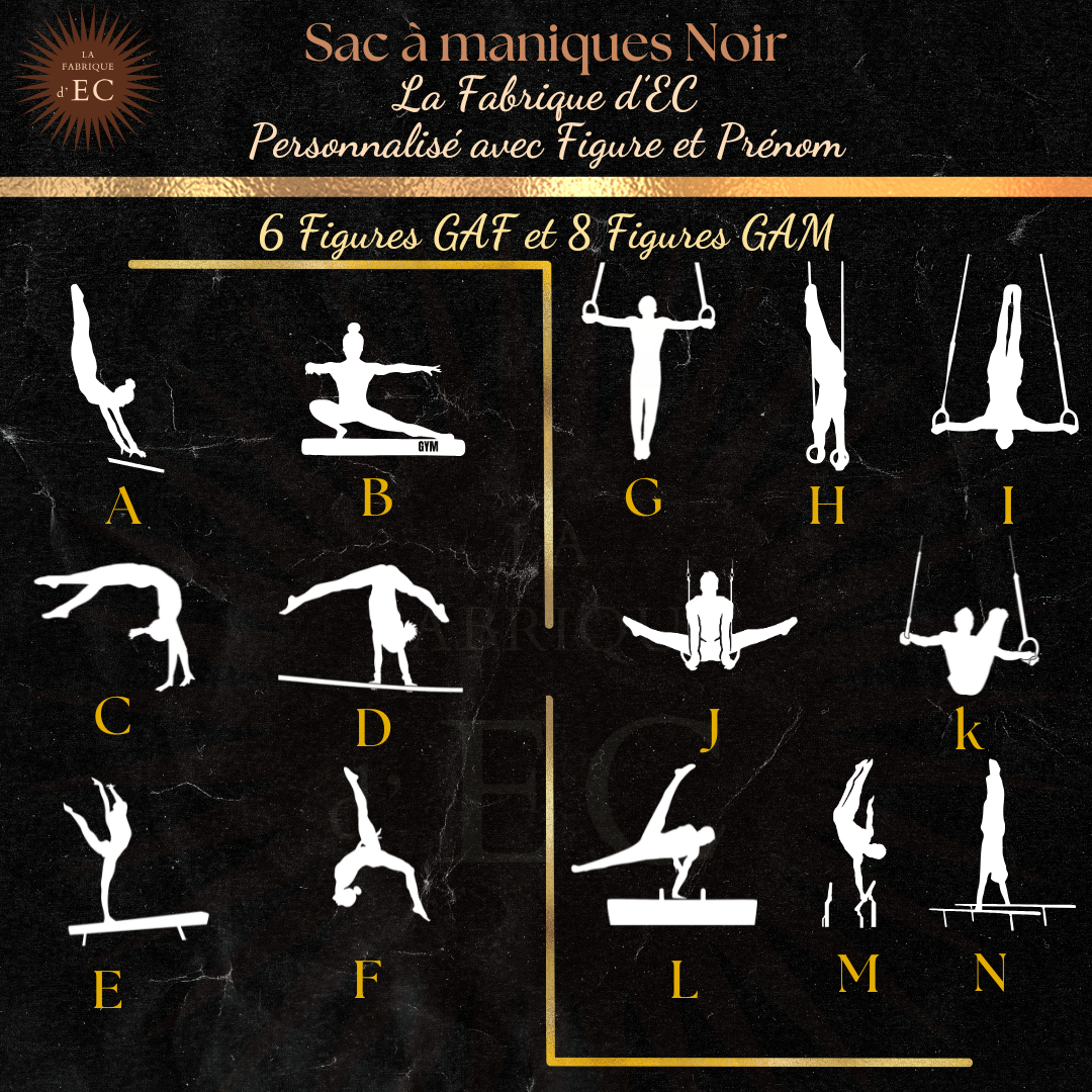 #Sac à maniques/poignets GAF et GAM Noir