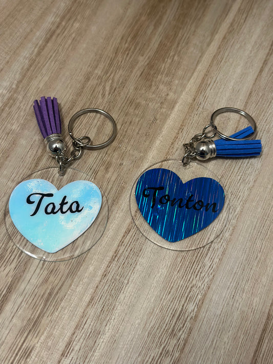 Porte clés ♥️ 💙