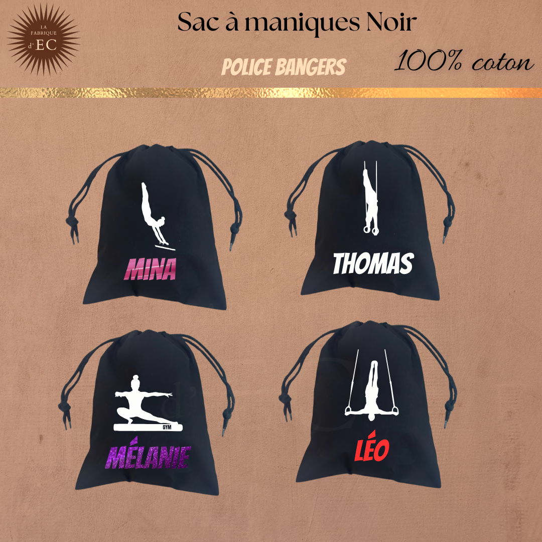 #Sac à maniques/poignets GAF et GAM Noir