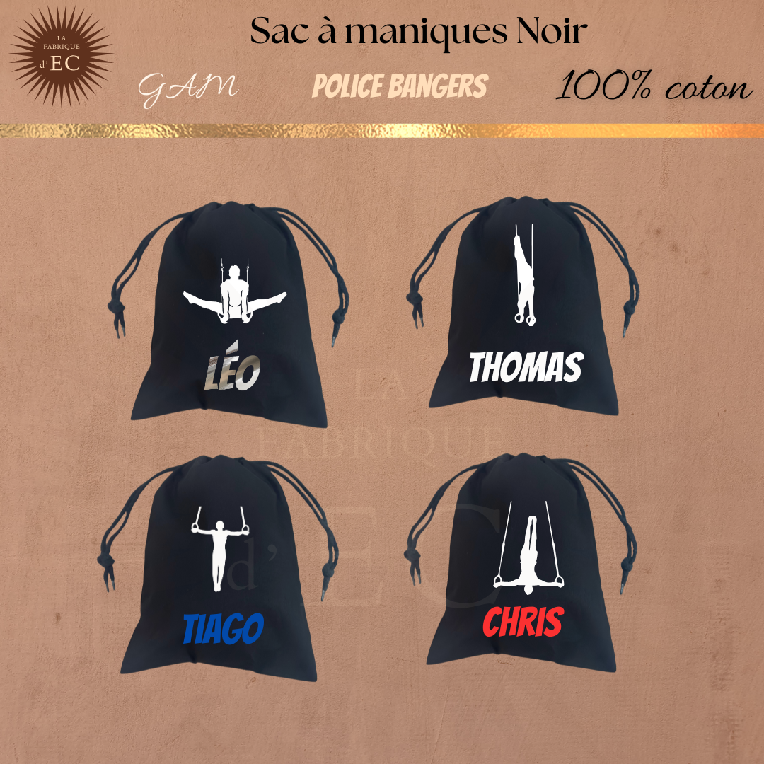 #Sac à maniques/poignets GAF et GAM Noir