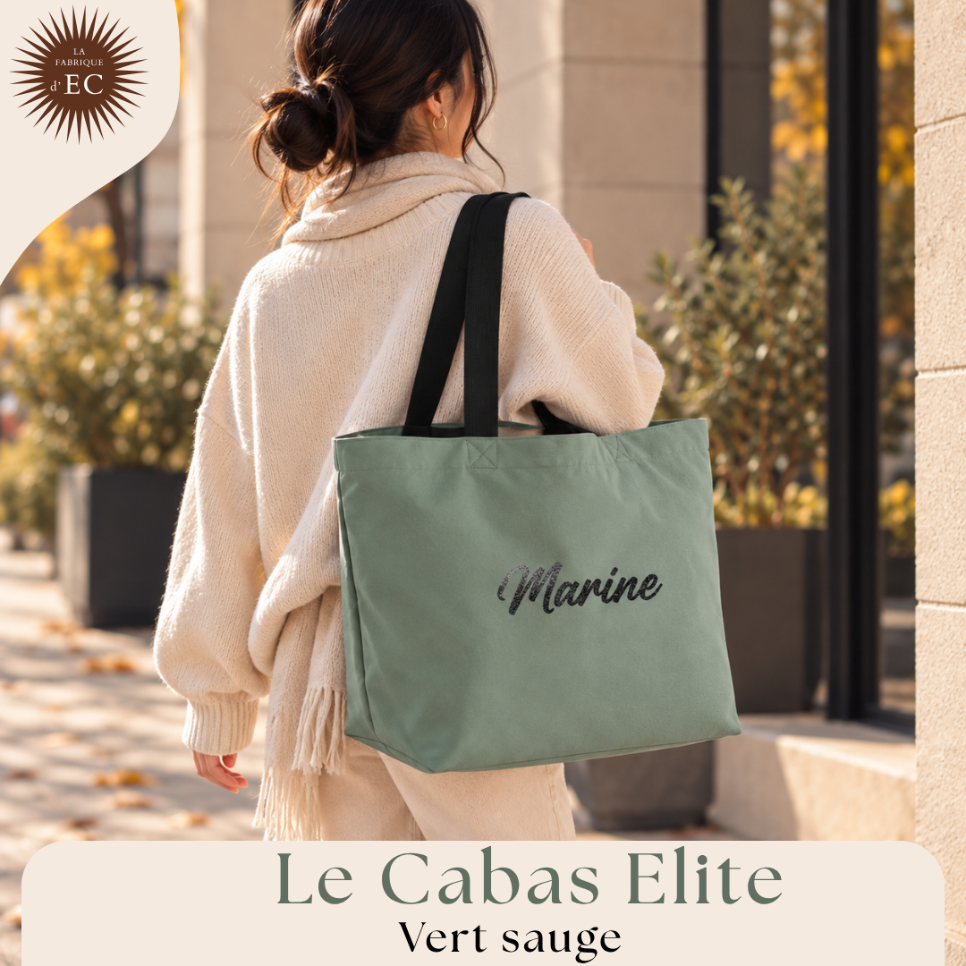 Le Cabas Élite – Vert sauge