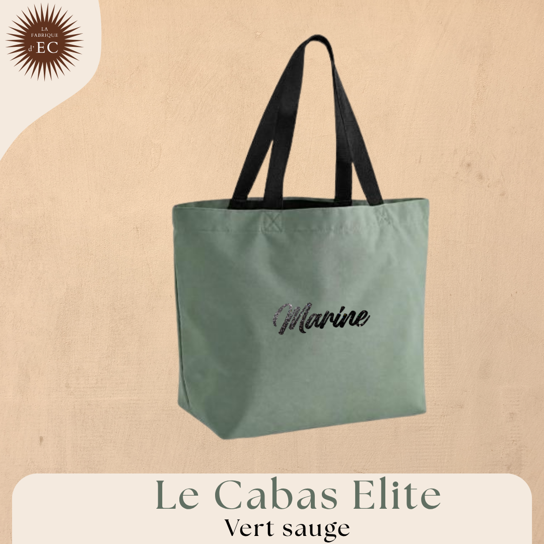 Le Cabas Élite – Vert sauge