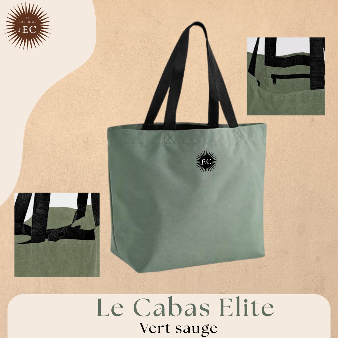 Le Cabas Élite – Vert sauge