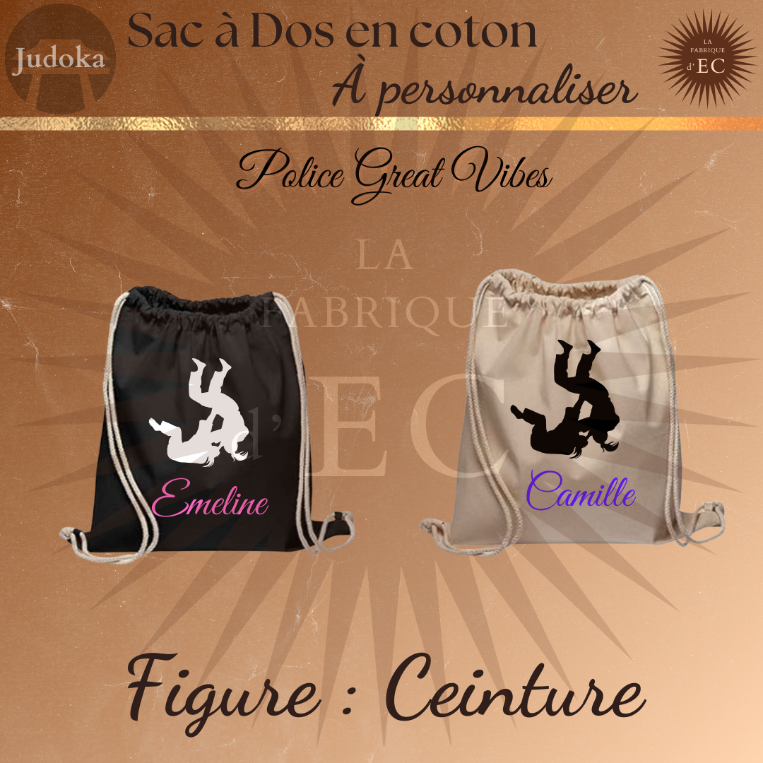 Sac à dos pour Judoka Figure ceinture