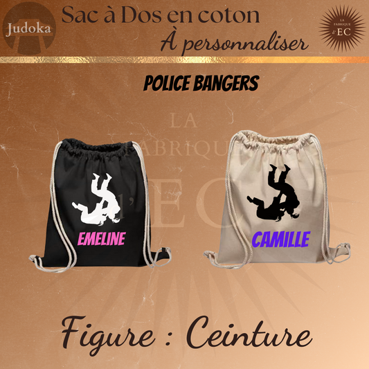 Sac à dos pour Judoka Figure ceinture