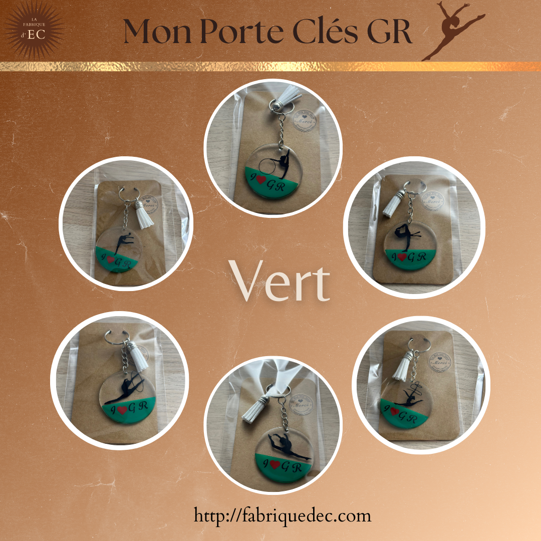 Porte clés gymnastique rythmique