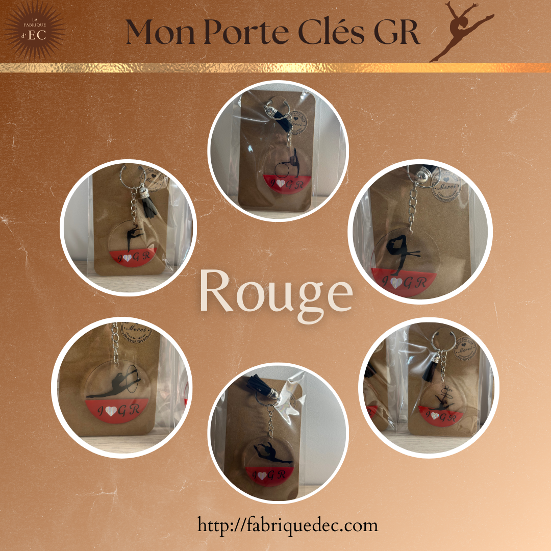 Porte clés gymnastique rythmique