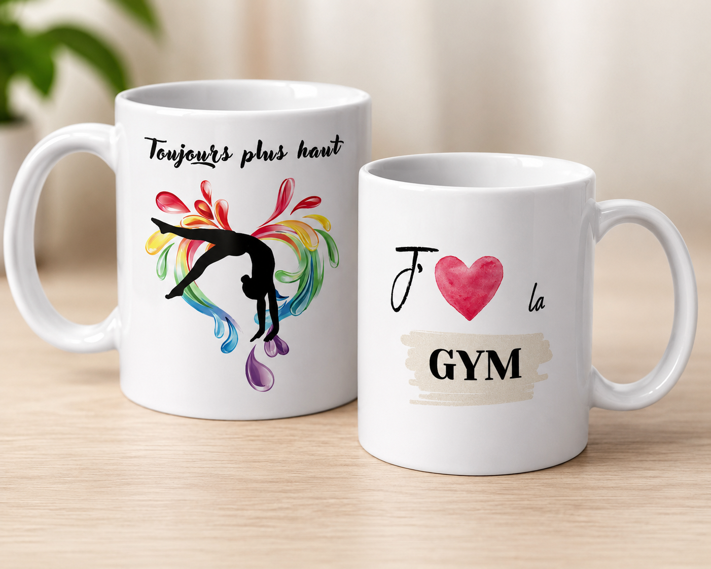 Le Mug gymnastique coeur 🌈