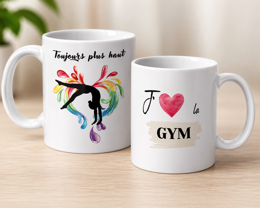 Le Mug gymnastique coeur 🌈