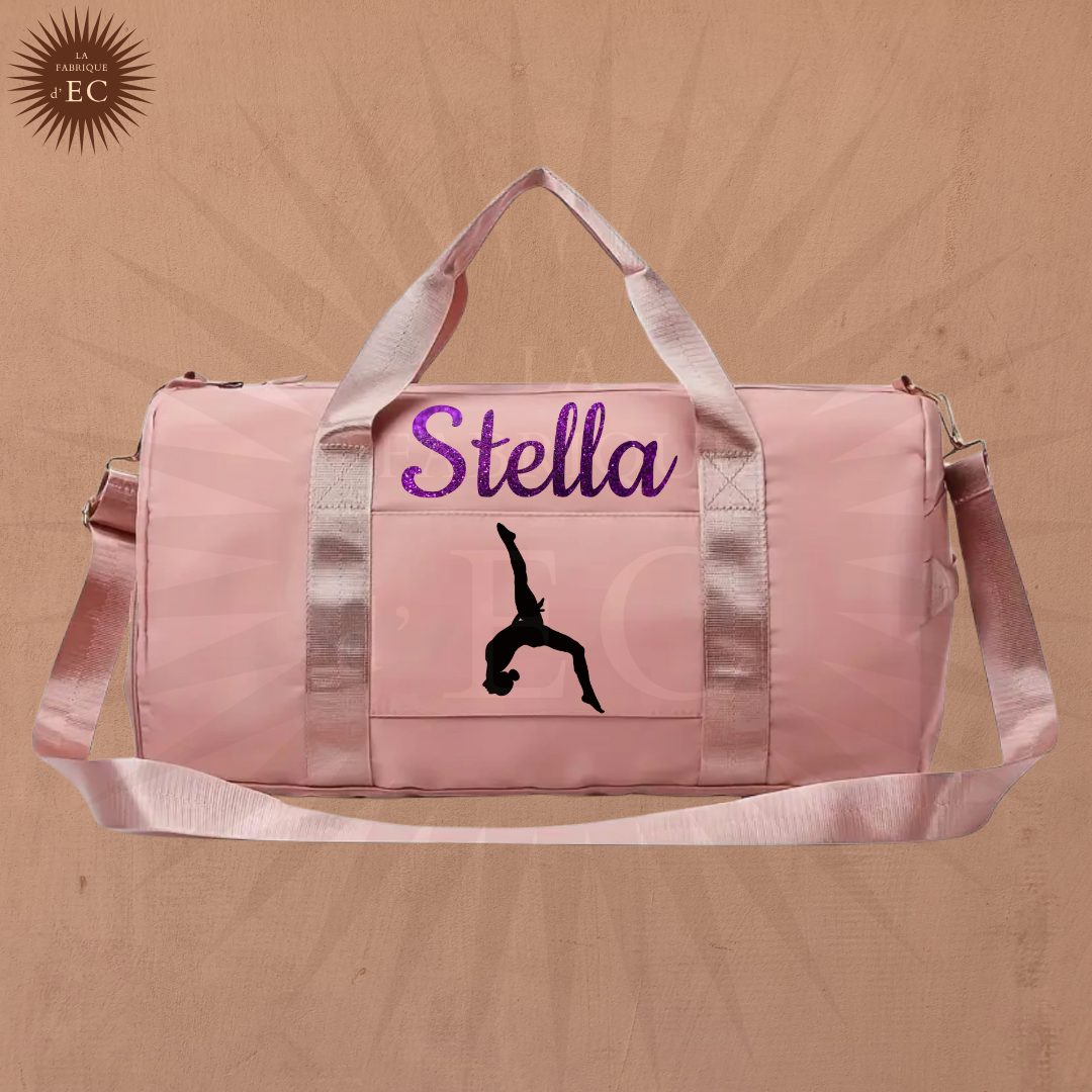 Sac de sport souple rose 30L Gymnastique GAF