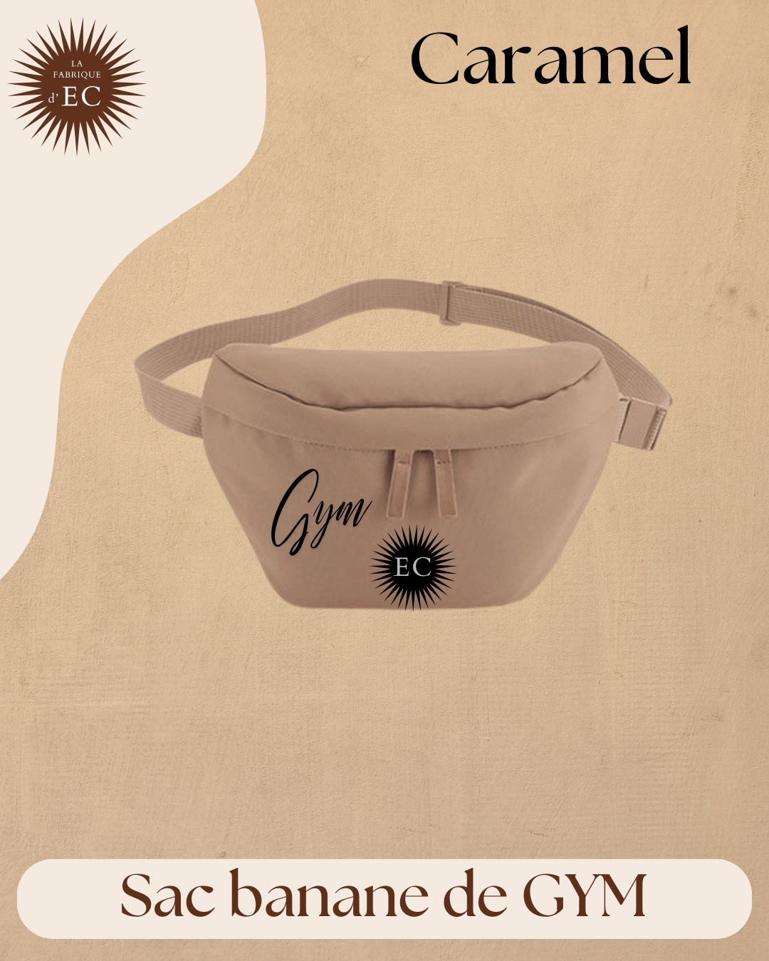 Sac banane de GYM – 3 coloris au choix