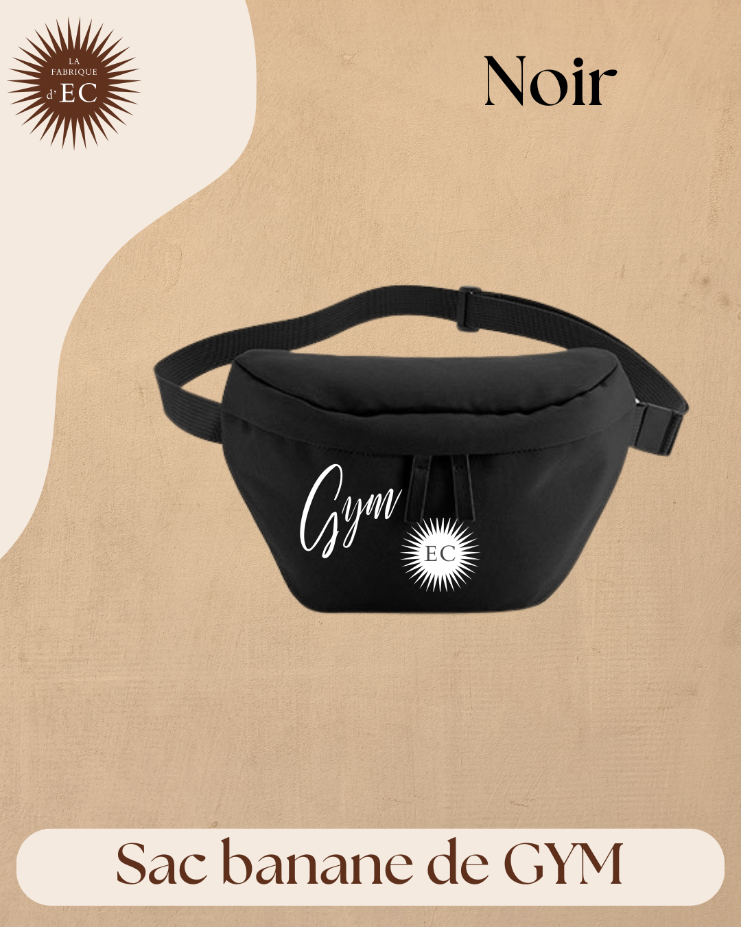 Sac banane de GYM – 3 coloris au choix